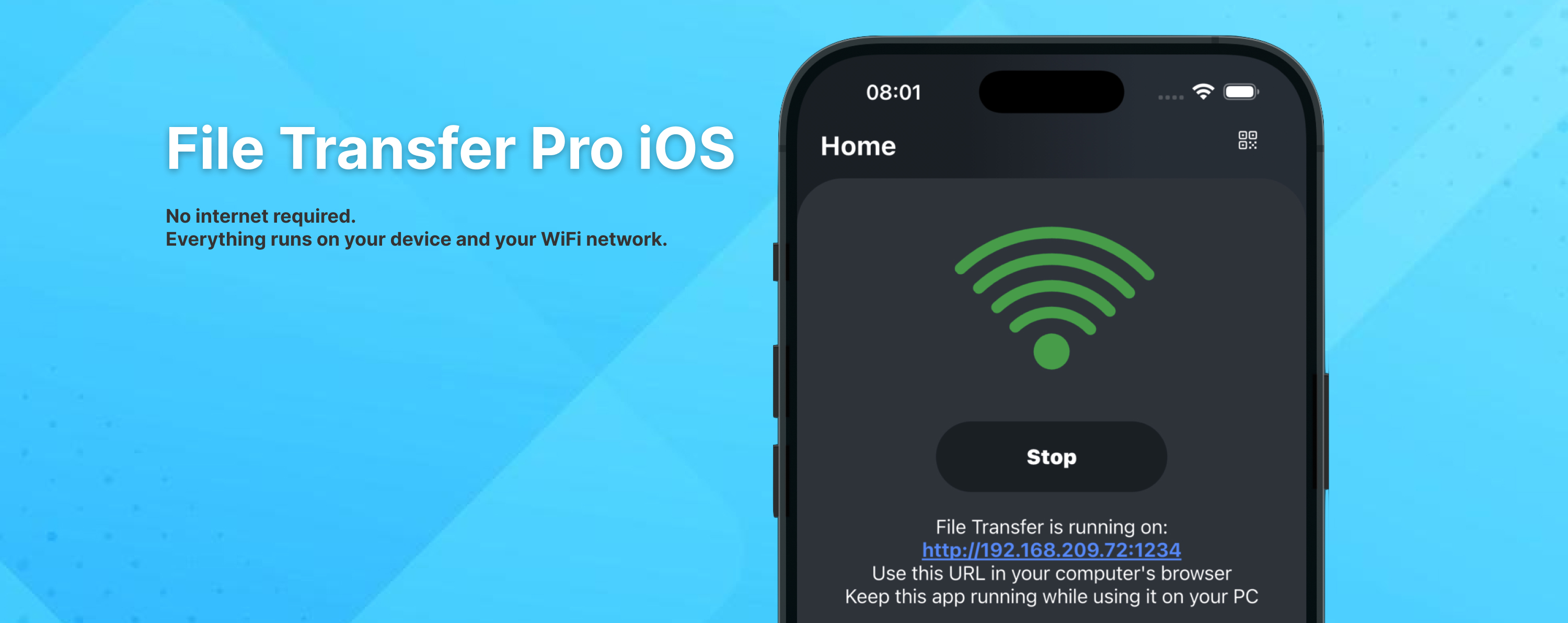 WiFi File Transfer Pro for iOS